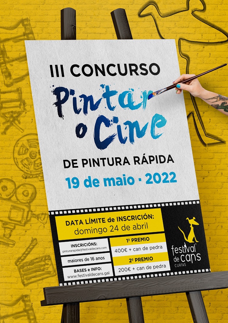 Cartel III Concurso Pintar o Cine