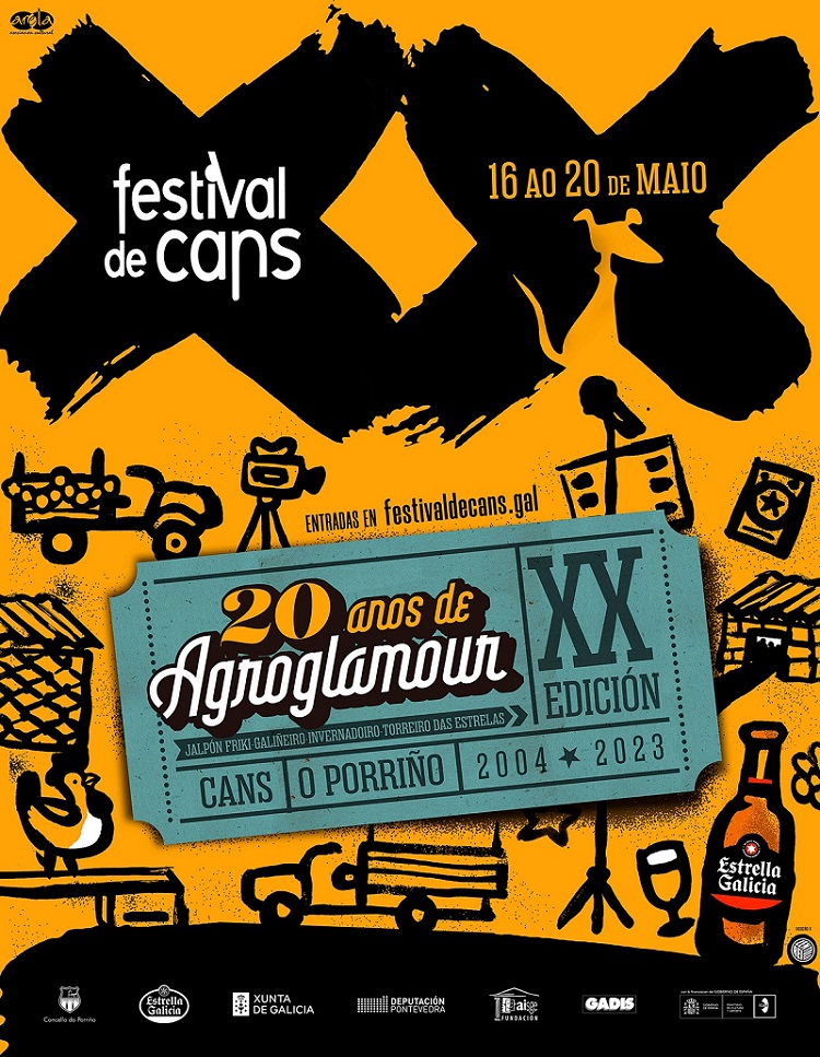 Cartaz Festival de Cans 2023